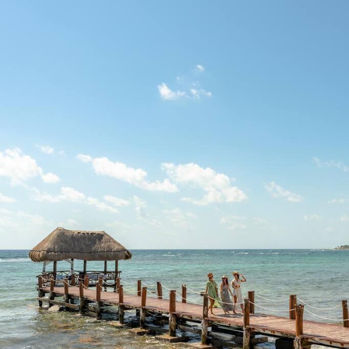 Casa Blanca By The Caribbean Sea Lägenhet Akumal Exteriör bild
